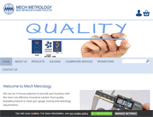 Tablet Screenshot of mechmetrology.co.uk